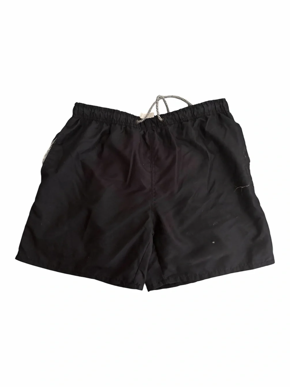 Andrew Scott Men's Black Swim Shorts with Drawstring